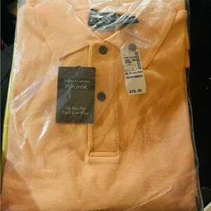 BRAND NEW WITH TAGS!! MENS JoS.A.BANK PEACH POLO